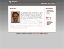 Tablet Screenshot of jayrosner.com